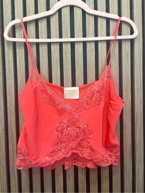 Silk & Satin Coral Satin Cami